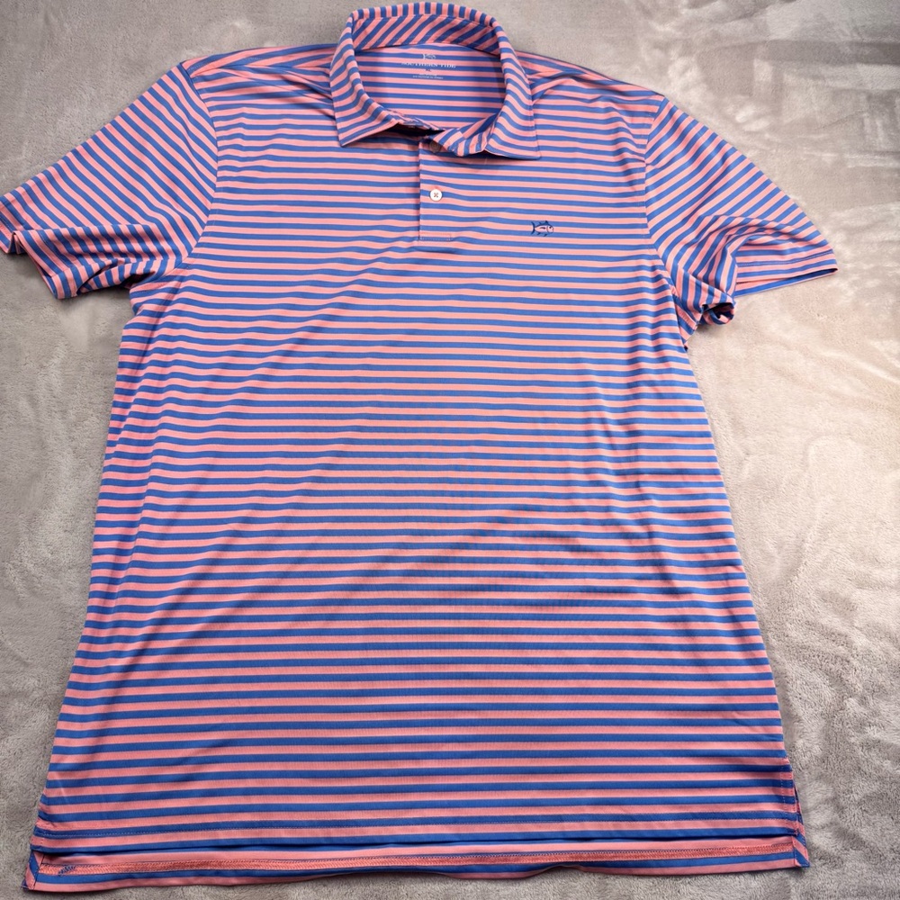 Southern Tide Performance Polo top‎ striped XL